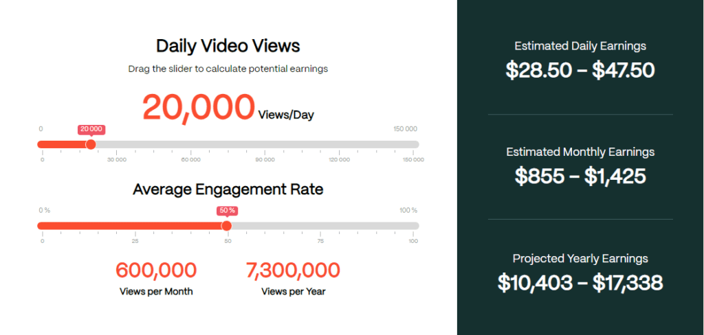 Youtube earnings calculator