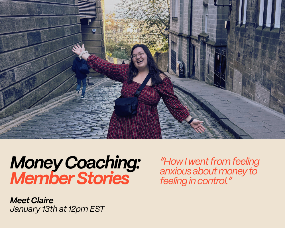 Money Coaching Member Stories - Claire B